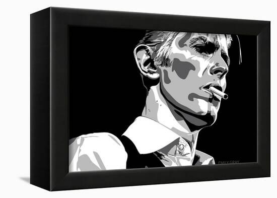 David Bowie - Thin White Duke-Emily Gray-Framed Giclee Print