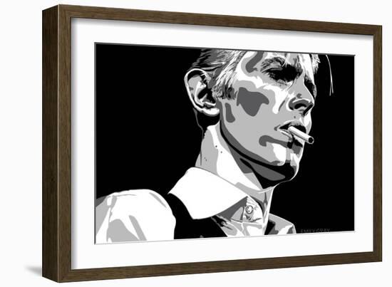 David Bowie - Thin White Duke-Emily Gray-Framed Giclee Print