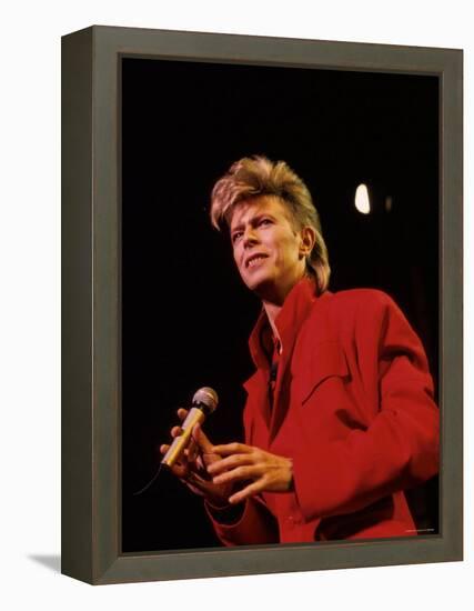 David Bowie-null-Framed Premier Image Canvas