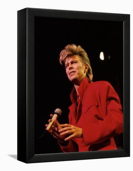 David Bowie-null-Framed Premier Image Canvas