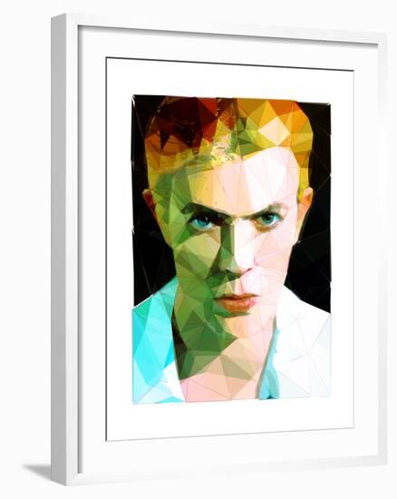 David Bowie-Enrico Varrasso-Framed Art Print