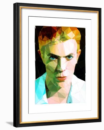 David Bowie-Enrico Varrasso-Framed Art Print