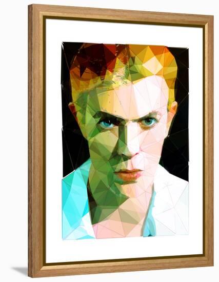 David Bowie-Enrico Varrasso-Framed Stretched Canvas