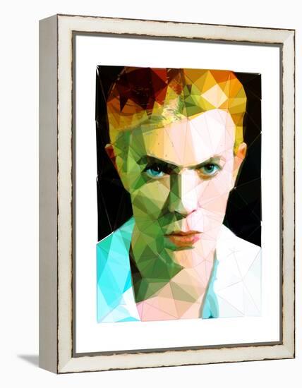 David Bowie-Enrico Varrasso-Framed Stretched Canvas