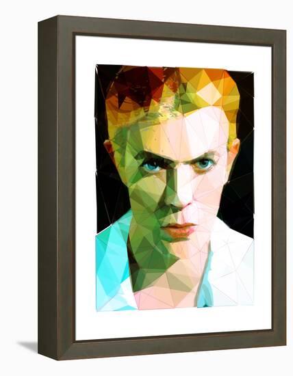 David Bowie-Enrico Varrasso-Framed Stretched Canvas