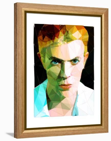 David Bowie-Enrico Varrasso-Framed Stretched Canvas