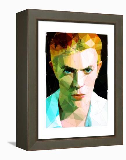 David Bowie-Enrico Varrasso-Framed Stretched Canvas