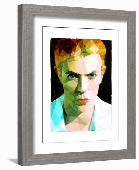 David Bowie-Enrico Varrasso-Framed Premium Giclee Print