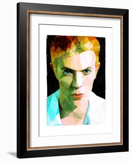 David Bowie-Enrico Varrasso-Framed Premium Giclee Print