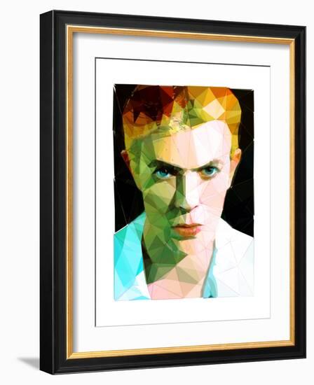 David Bowie-Enrico Varrasso-Framed Premium Giclee Print