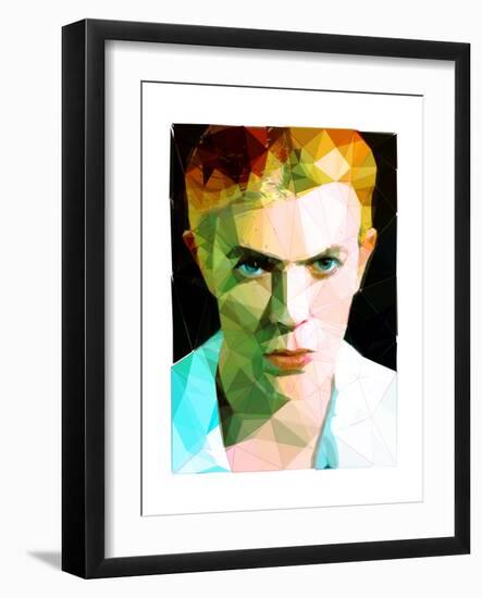 David Bowie-Enrico Varrasso-Framed Art Print