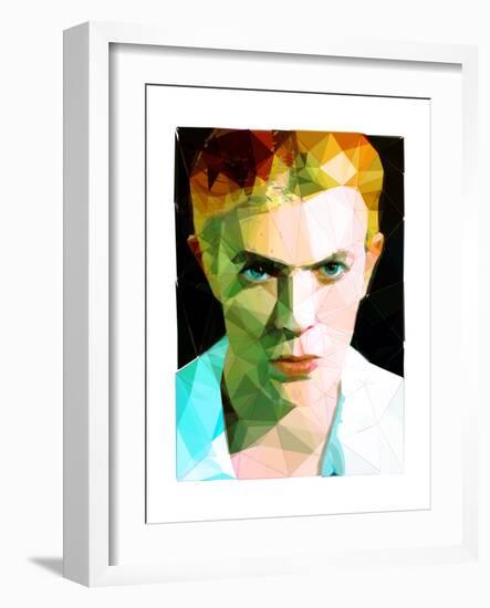 David Bowie-Enrico Varrasso-Framed Art Print