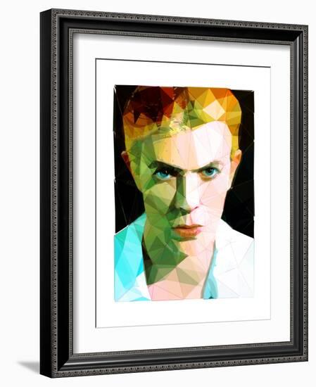 David Bowie-Enrico Varrasso-Framed Art Print