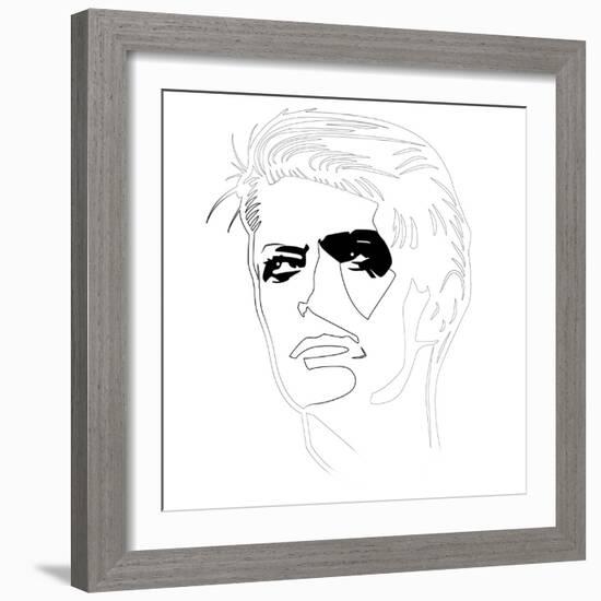 David Bowie-Logan Huxley-Framed Art Print