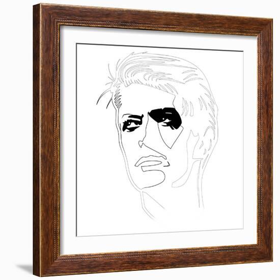 David Bowie-Logan Huxley-Framed Art Print