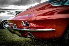 Classic American Muscle Car in Red-David Challinor-Photographic Print