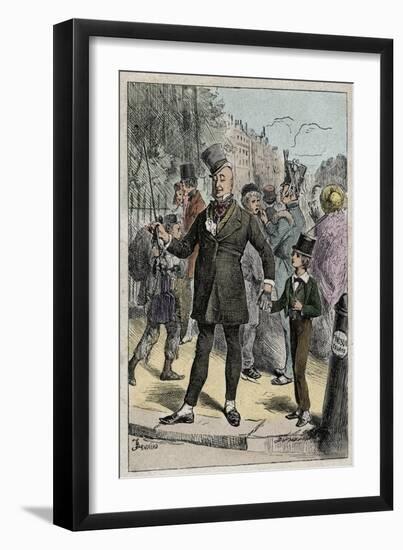 David Copperfield and Mr. Micawber-Stefano Bianchetti-Framed Giclee Print