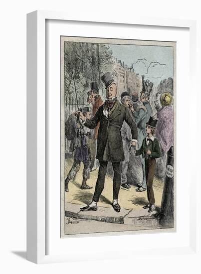 David Copperfield and Mr. Micawber-Stefano Bianchetti-Framed Giclee Print