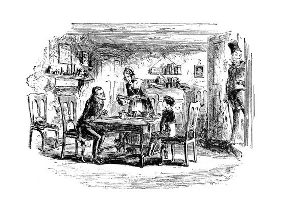 David Copperfield And Uriah Heep 1912 Giclee Print Hablot Knight Browne Art Com