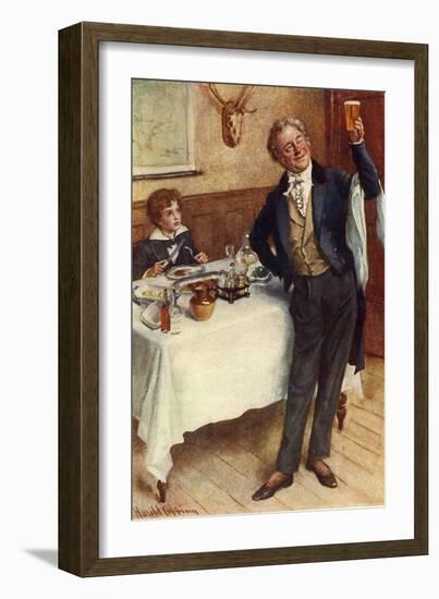 'David Copperfield' by Charles Dickens-Harold Copping-Framed Giclee Print