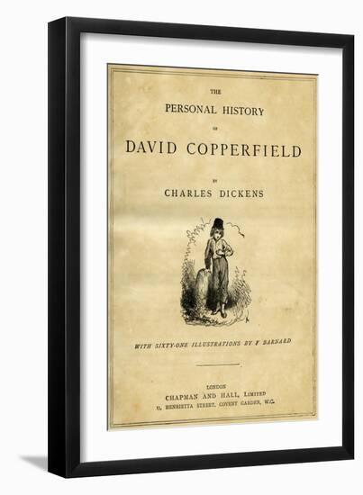 David Copperfield by Charles Dickens-Frederick Barnard-Framed Giclee Print