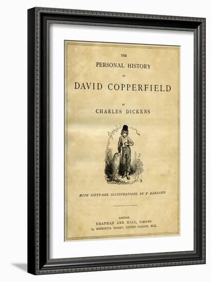 David Copperfield by Charles Dickens-Frederick Barnard-Framed Giclee Print