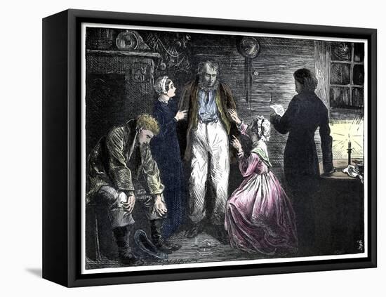 David Copperfield by Charles Dickens-Frederick Barnard-Framed Premier Image Canvas