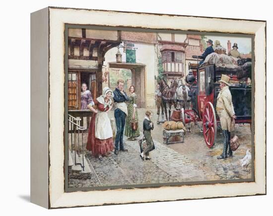David Copperfield Goes to School-Fortunino Matania-Framed Premier Image Canvas