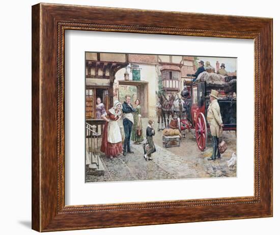 David Copperfield Goes to School-Fortunino Matania-Framed Giclee Print