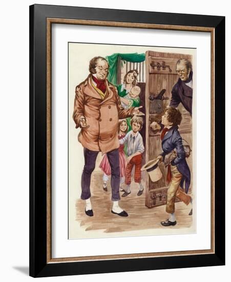 David Copperfield Meets Mr Micawber-Peter Jackson-Framed Giclee Print