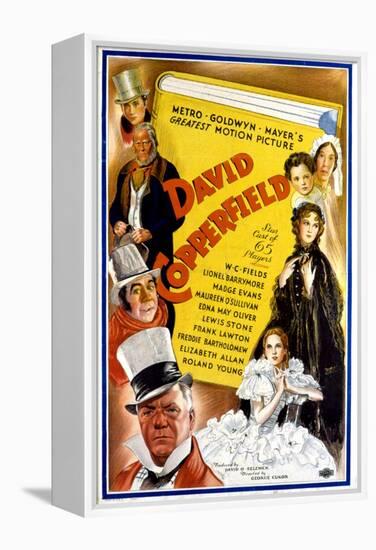 David Copperfield, W.C. Fields, Freddie Bartholomew, 1935-null-Framed Stretched Canvas