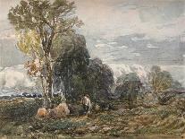 Pandy Mill, 1843-David Cox the elder-Framed Giclee Print