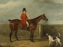 John Hall Kent in Hunting Attire Seated on a Horse, 1825-David Dalby-Giclee Print