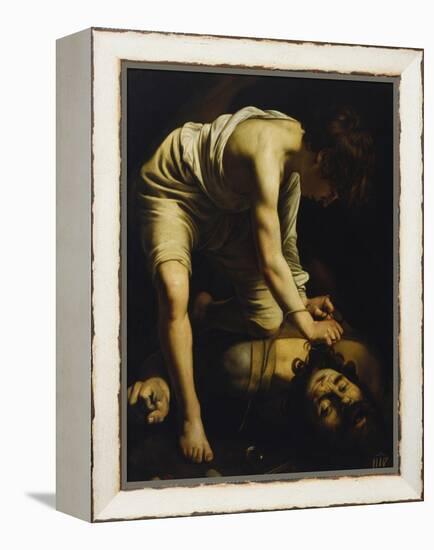 David Defeats Goliath-Caravaggio-Framed Premier Image Canvas