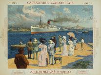 International Exposition of Electricity, Marseille, 1908-David Dellepiane-Framed Giclee Print