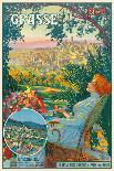 Calendrier Marseillais Travel Poster-David Dellepiane-Framed Giclee Print