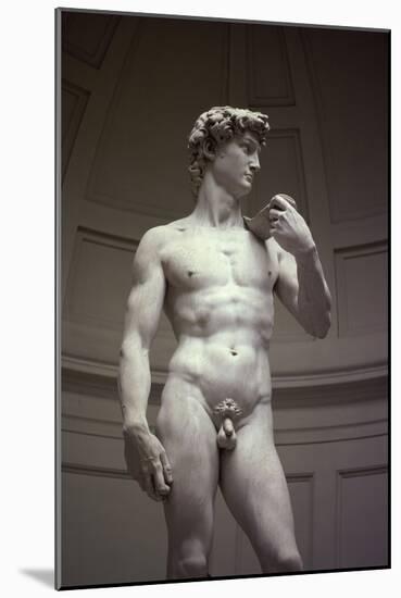 David, Detail-Michelangelo Buonarroti-Mounted Giclee Print