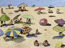 Sunday At The Beach-David Dimond-Mounted Giclee Print