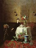 Dame Beim Tee-David Emil Joseph de Noter-Giclee Print