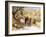 David, Fleeing from Jerusalem, Is Cursed by Shimei-William Brassey Hole-Framed Giclee Print