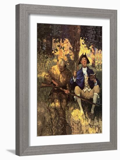 David Gamut-Newell Convers Wyeth-Framed Art Print