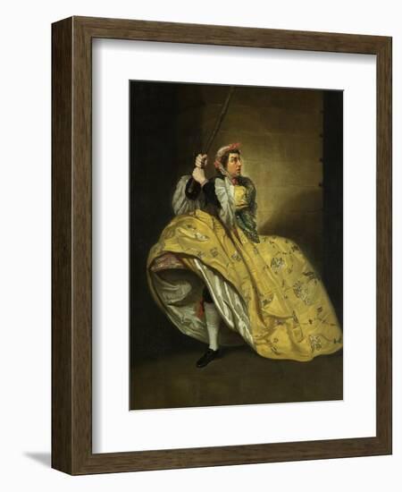 David Garrick as John Brute in the 'Provok'D Wife' by Vanbrugh, Drury Lane, 1763-Johann Zoffany-Framed Giclee Print