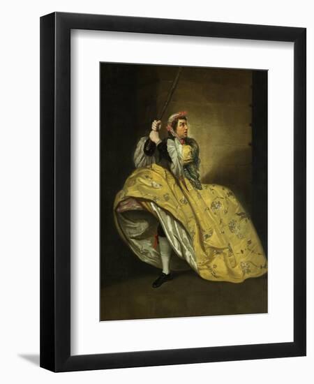 David Garrick as John Brute in the 'Provok'D Wife' by Vanbrugh, Drury Lane, 1763-Johann Zoffany-Framed Giclee Print