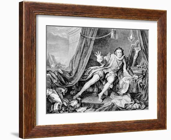 David Garrick as Richard Iii, 1746-William Hogarth-Framed Giclee Print
