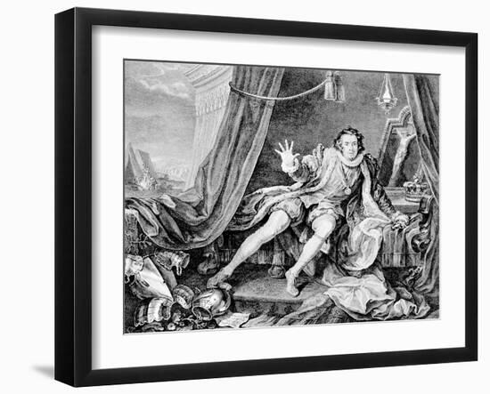 David Garrick as Richard Iii, 1746-William Hogarth-Framed Giclee Print