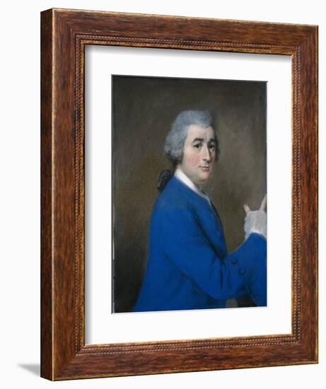 David Garrick, in High Overcoat-Jean-Etienne Liotard-Framed Giclee Print