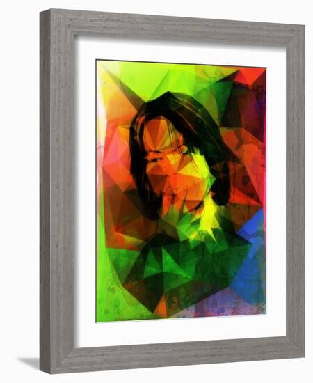 David Geometrized-null-Framed Art Print