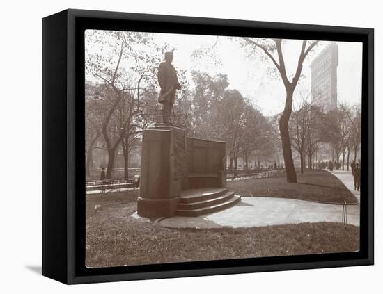 David Glasgow Farragut Statue in Madison Square Park, New York, c.1905-Byron Company-Framed Premier Image Canvas