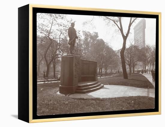 David Glasgow Farragut Statue in Madison Square Park, New York, c.1905-Byron Company-Framed Premier Image Canvas
