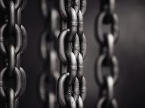 Close Up of Chain Links-David H. Wells-Photographic Print